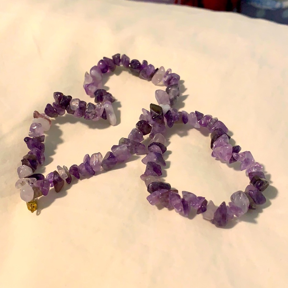Amethyst necklace